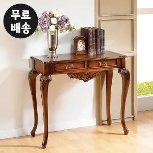 [벤티스가구]혼 엔틱 콘솔 테이블 서랍형 슬림 현관 복도장 미니 콘솔 거실 수납장 폭좁은 장식장