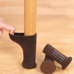 식탁 의자 다리 논슬립 양말 소음 방지 발 캡 커버 4P_23363540