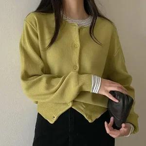 [코코블랑] 메이트 라운드 가디건(2size)