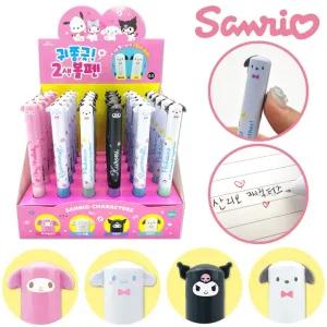 산리오 귀쫑긋 2색 볼펜 30P 학용품 필기구