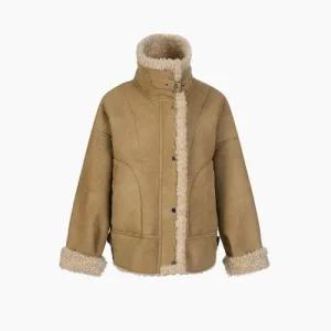 [AK수원점] [에고이스트] 스웨이드 텍스쳐 인조 무스탕자켓 ER4TM001