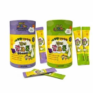 조아제약 젤리 잘크톤 블루베리맛+망고맛 스틱 어린이 성장 영양제 비타민D 아연 30포 