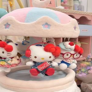 키링 보관함 회전목마 키링 걸이 인형 고리 라부부 진열대 스컬판다 장식장 수납함