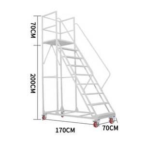이동식 계단 사다리 알루미늄 1 0 6m 상하차 조립식 난간 미끄럼방지