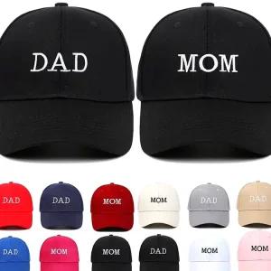 야구모자 DAD MOM 자수 순면 바이저 야외 남녀공용 야구 모자 태양 패션 스냅백 통기성