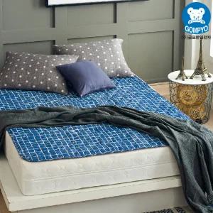 곰표한일 전기요 스퀘어블루(대형) 물세탁가능 매트