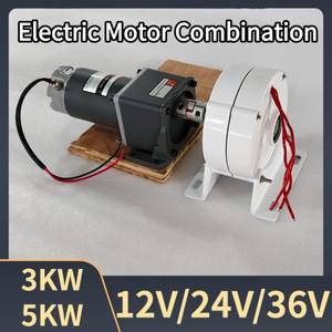 저속 3000W 4000W 5000W 12V 24V 48V 3 상 기어리스 영구 자석 발전기, AC 발전기, 풍력 터빈 DIY에 사용