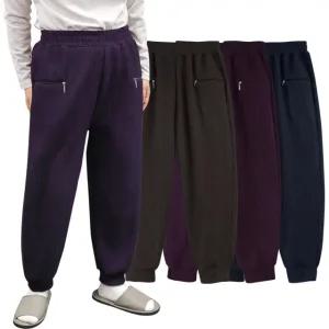 빅사이즈 기모 여성 할머니 주름 고무줄바지 겨울 몸빼 외출복