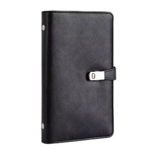 엑스믈린퍼 명함 정리함 홀더 북, 신용카드 홀더, 가죽 카드 정리함 명함 케이스 보관함 롤로덱스, 남녀용 120개의 카드 슬롯 보호 케이스 포함 (블랙)