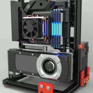 컴퓨터 케이스 오픈형 제작 채굴용 알루미늄 커스텀 데스크탑 코드 DIY 셀프