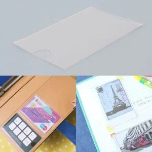 종이 1P 가로세로겸용 포스트포켓 명함사이즈 게시판 카다
