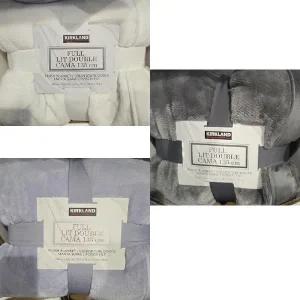 코스트코 커클랜드 플러쉬 블랭킷 3종택1 180X200cm 겨울담요 KIRKLAND