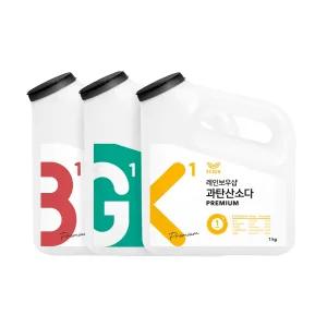 레인보우샵 다목적 세정제 3종 구연산 + 베이킹소다 + 과탄산소다 1세트
