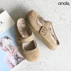 [아나이스] 메리제인 스웨이드 털블로퍼 3cm_25F178 [무료배송]