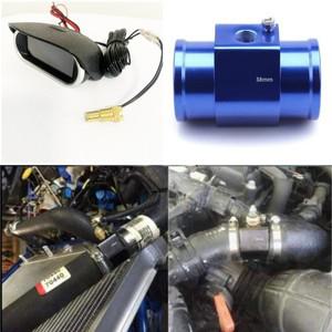 자동차 부품 디지털 수온 게이지 + 볼트 센서 헤드 플러그 조인트 파이프 라디에이터 호스 어댑터 NPT