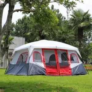 [골드스마일]캠핑온 투룸 대형 텐트 12인용 리빙쉘 사계절텐트