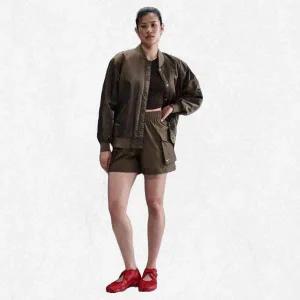 [나이키]NSW 에센셜 우븐 여성 하이웨이스트 5인치 카고 쇼츠 HM6983-004 2482632