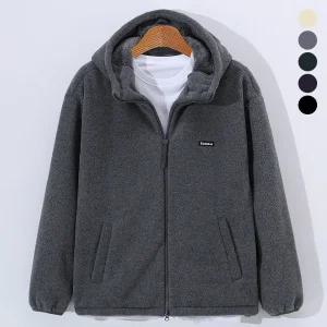 보아 안감 플리스 후드 집업 자켓 점퍼