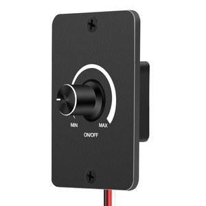 링크스타일 12V 디머 스위치, 차량 트레일러용 로터리 ON/OFF 밴 트럭 RV 60W LED 조명, 할로겐, 백열등