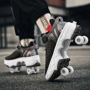 바퀴달린 신발 롤러 슈즈 인라인 휠 운동화 4륜