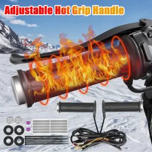 열선 핸들 전기 5단 방수 조절 12V 가능한 히팅 그립 오토바이 핫 부품