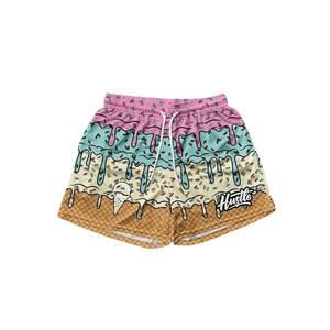 고글리터 남성 쿨 반바지 퀵 드라이 드로스트링 비치 여름 보호