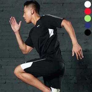 땀흡수 빠른건조 퀵드라이 남성 반팔 트레이닝복 세트