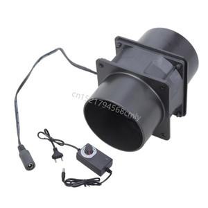 80mm 팬 12V 1.35A 온실 애완 동물 집 및 납땜 촉기 추출 6xde 용 인라인 덕트 송풍기 더블 볼 베어링 디자