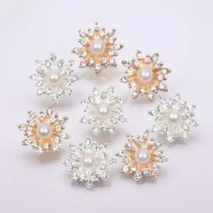 미니 꾸미기 꽃 부자재 메이드 장식품 플라워 진주 핸드 플라워장식 진주부자재 스마트폰케이스꾸미기