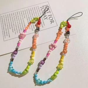 무지개 핸드폰 스트랩 분실방지 손목줄 고리 팔찌 링 스트랩목걸이줄 스마트폰스트랩 손목스트랩 핸드