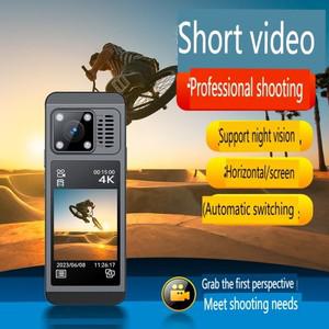 4K WiFi 액션 카메라, 360도 파노라마 엄지 스포츠 카메라, 오토바이 타기 안정화 Bodycam 웨어러블 비디오