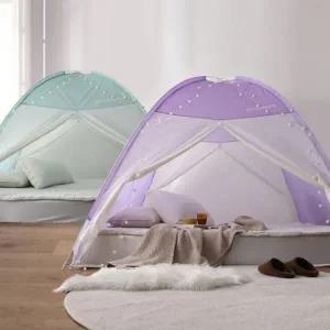 더나은 난방텐트 양문형 싱글 더블 패밀리 슈퍼싱글 1인용 사각 침대 용텐트 실내