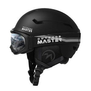 아웃도어 마스터 스키 헬멧 세트, 고글이 장착된 스노우보드 - 내구성이 뛰어난 PC 쉘, 보호용 EPS 폼 및 10가지 냉각 통풍구 남성, 여성 용 스노우