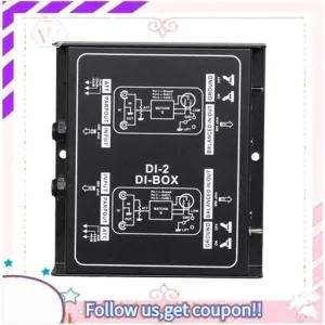 기타 캔슬러 1개 방지 2 노이즈 사용하기 DI 박스 튜닝용품 쉬운 저항기 금속 아이솔터