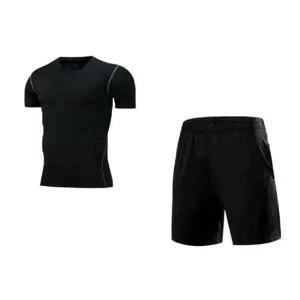 스포츠 반팔 세트 여름 반바지 헬스 남성