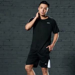 남자 여름 시원한 쿨링 반팔 반바지 트레이닝 세트