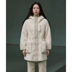 더엣지 THEATG 25FW 후드 시어링 자켓 2068015954 871393