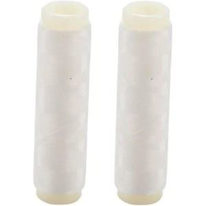 2Pcs 화이트 낚시 실, 미끼 나일론 엘라스틱 인비저블 매직 낚싯줄 0.1/0.2mm 신축성 길이 스풀당 656피트 투명 낚싯줄, 모노필라멘트