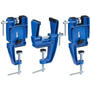 튜닝, 가장자리 및 왁싱을 위한 조이투투스 스키 스노보드, 고무 패드가 있는 미끄럼 방지 스노보드 클램프, 스키/스노보드 튜닝 장비용 바이스 그립 3피스/2피스 세트