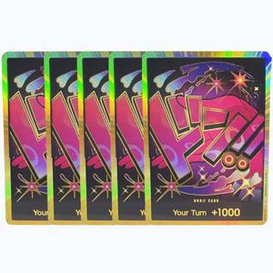 5개입 원피스 영어판 골드 DON 컬렉션 최고의 PRB 01 조로 에이스 포일 NM 굴절 플래시  선물 OPCG