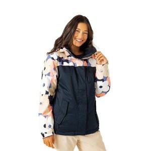 록시 스노우 여성용 제티 프린트 레귤러 핏 재킷