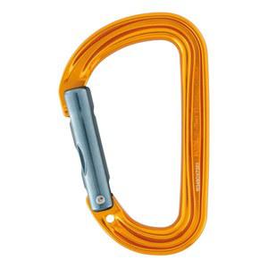 Petzl SM'D 벽 카라비너 - 보조 클라이밍 및 랙 기어를 위한 작고 가벼운 D자형 주황색