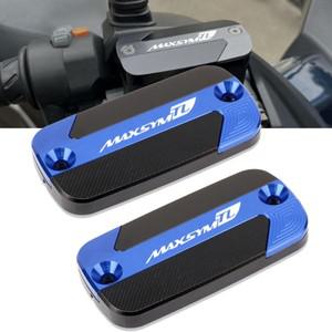 바이크 오토바이 CNC 프론트 브레이크 저장소 유체 탱크 오일 컵 커버 MAXSYM TL 500 508 Maxsym -