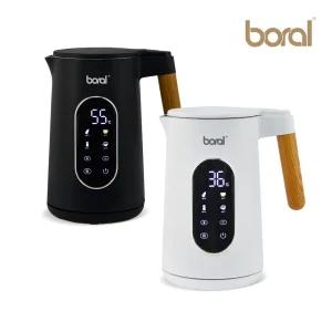 [리퍼상품] 보랄 BIG LCD 디지털 이중 통스텐 전기주전자 1.7L 전기포트 티포트 (색상랜덤)