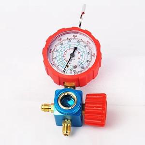 에어컨 압력 게이지 마노미터 및 밸브 마노메트로 R22 R134a R404A 500800PSI 냉매 타트