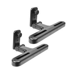 듀얼 스크린 휴대용 DVD 플레이어용 자동차 헤드레스트 마운트 홀더, WONNIE/실바니아/나 우트 트윈 플레이어 마운트, 좌석 브래킷 2세트