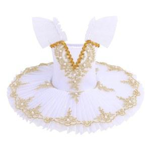 소녀 카미솔레 스키트 레오타드 백조의 호수 발레 댄스 의상 투투 프린세스 드레스 발레리나 퍼포먼스