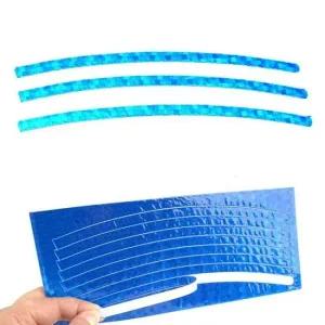 튜닝 바퀴 휠 반사 스티커 파랑 야간 안전 오토바이 튜닝 타이어 부착 자전거