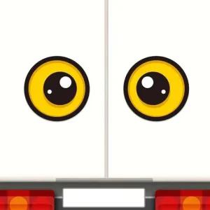 화물 졸음운전방지 왕눈이6 자동차스티커 210x210mm