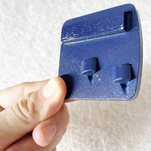 9피스 Husqvarna Redi 잠금 다이아몬드 그라인딩 블록 PCD 패드  연마 콘크리트 Terrazzo 바닥 용 2 개의 1